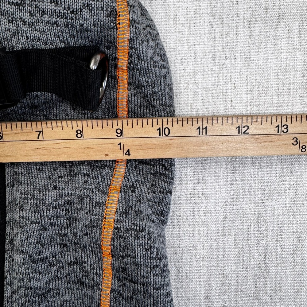 Dress Your Pet With Love Gray‎ Fleece Dog Sweater Vest Harness Zipper Large NEW - Picture 12 of 15